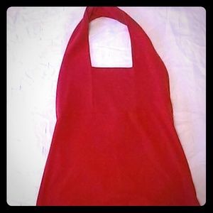 The Limited Red Halter Top