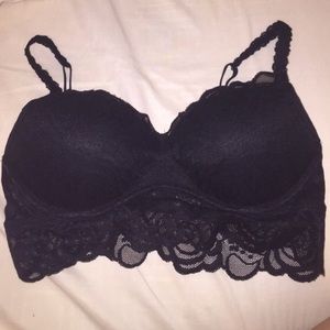 VS Pink Black Bra