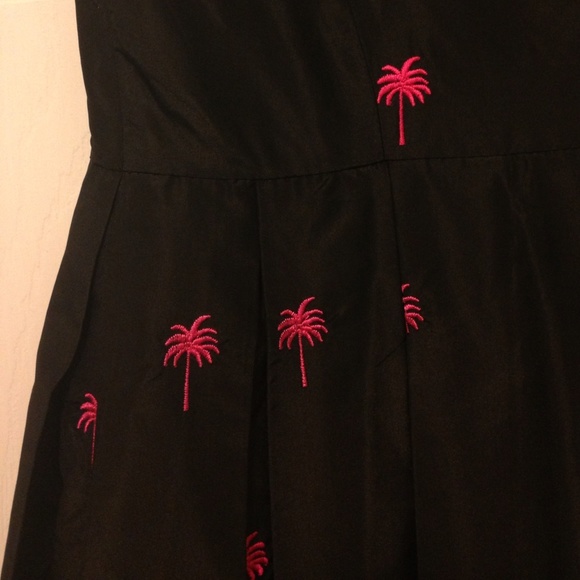 Rare VHTF Lilly Pulitzer Hostess Maxi Vintage White Label Silk Palm Tree Gown - Picture 12 of 16