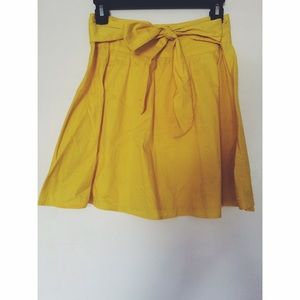 Yellow Bow Skirt