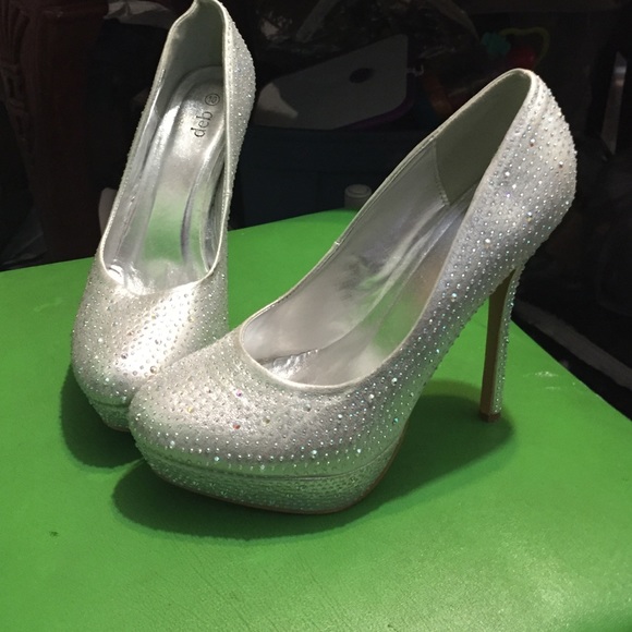 Cindarella rhinestones Prom Pumps