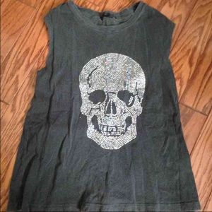 Skull muscle tank