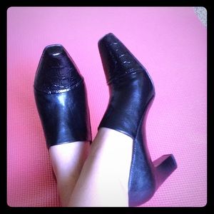 Franco Sarto black booties