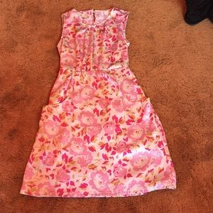 Pink abstract floral dress 🙊SALE🙊