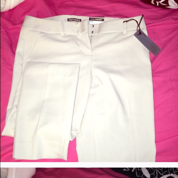 Cream express pants