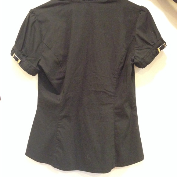 Black button up blouse. - Picture 2 of 2