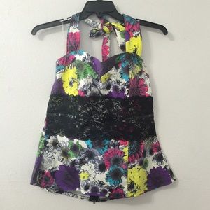 Floral Halter Top