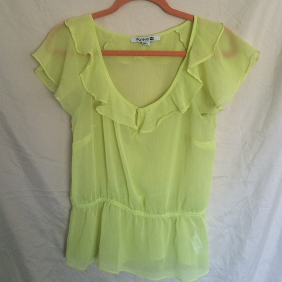 Sheer flowy top