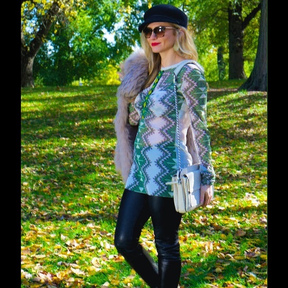 Amelia Toro Tribal Beaded Mesh Tunic