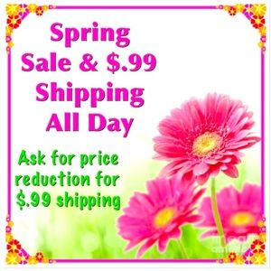 Like & Ask for discount, for .99 cent shipping!!!!