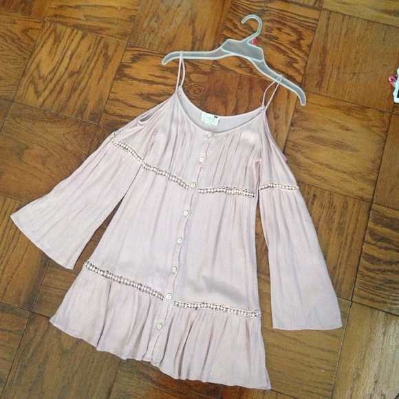 LA Hearts Off the Shoulder Tunic