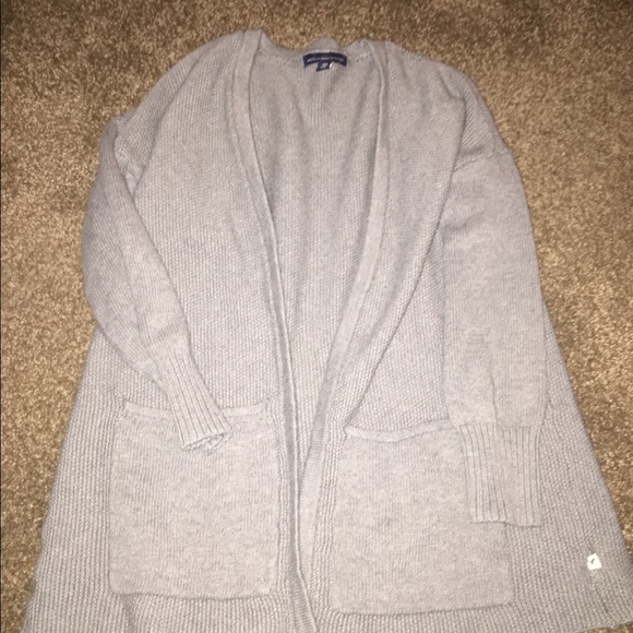 American eagle gray cardigan.