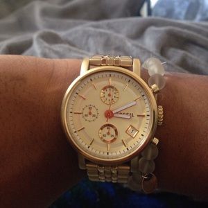 Fossil Boyfriend Gold Watch