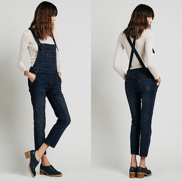 Free People Denim - FREE PEOPLE OVERALLS