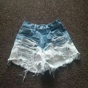 Versace High-Waist Shorts