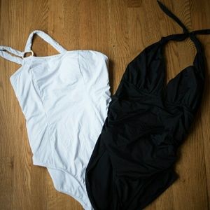 Old Navy black one piece swim suit