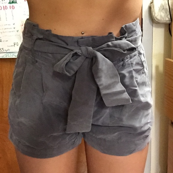 American Eagle High Waisted Suede Shorts!