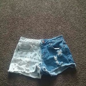 Material Girl Studded Shorts