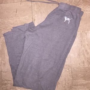 Grey VS Pink sweatpants