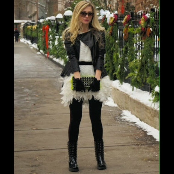 Parker Allegra Ivory Silk Beaded Feather Dress