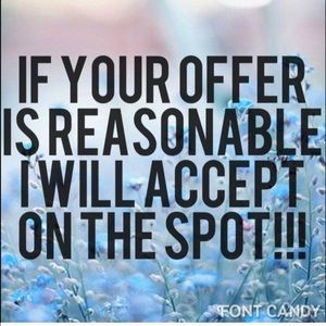 Willing to negotiate 😃