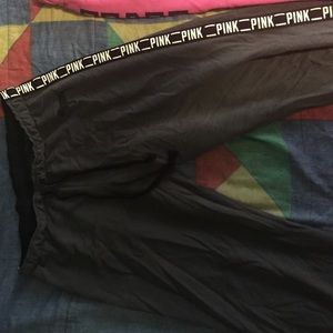 Woman's grey Pink Sweatpants Size Small worn twice