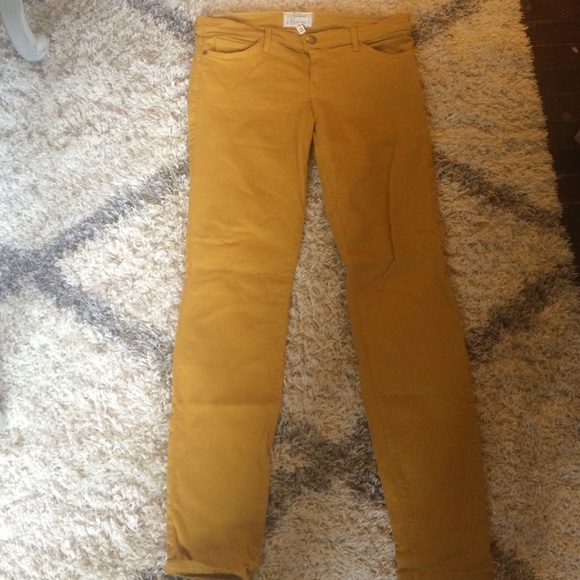 Current/Elliot size 32 Mustard Skinnies