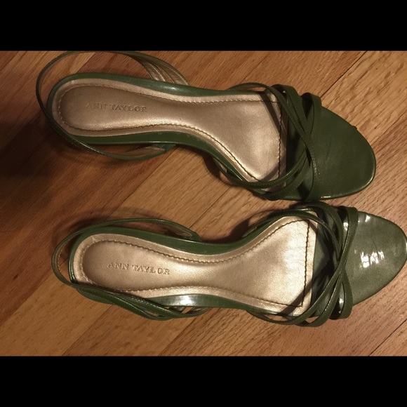 Green Ann Taylor sandals