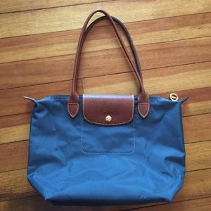 Small Blue Longchamp Bag