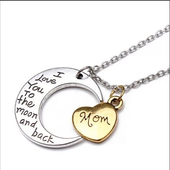 ✅Here!✅I Love You to the Moon & Back necklace .