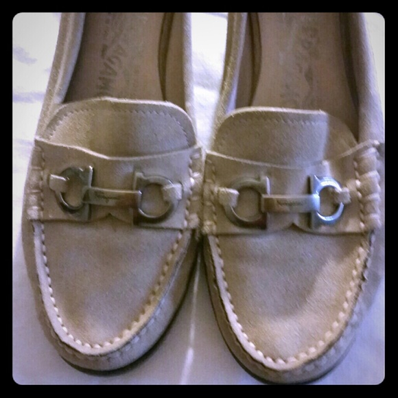 Suede Ferragamo Loafers