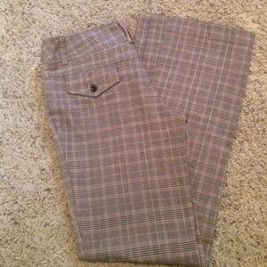 Plaid dress pants