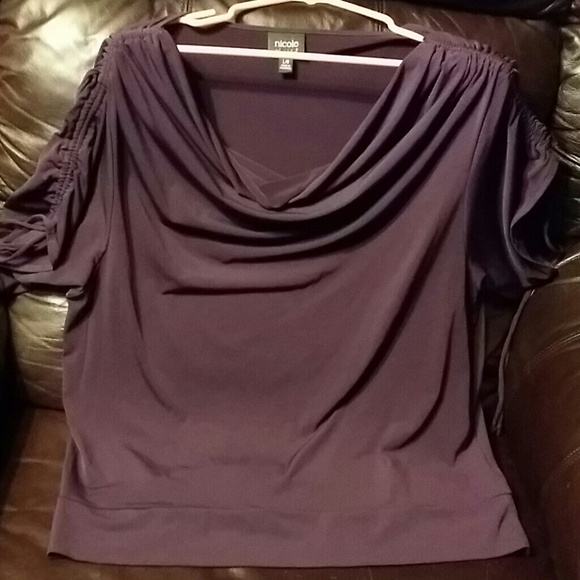 Purple dress top
