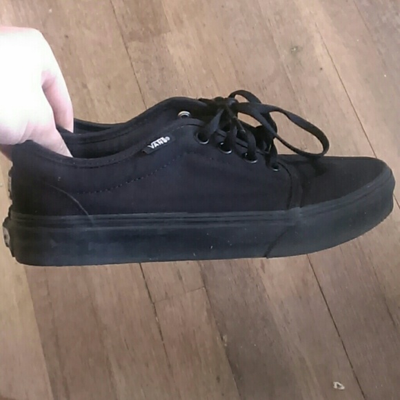 Black vans shoes