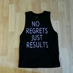No Regrets Just Results Tank