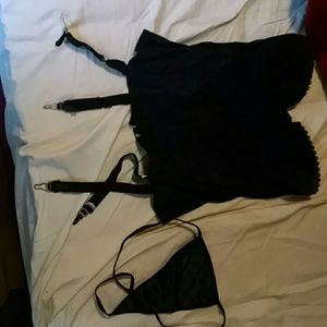 NWOT Frederick's black corsette