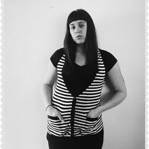 Stripped cotton vest