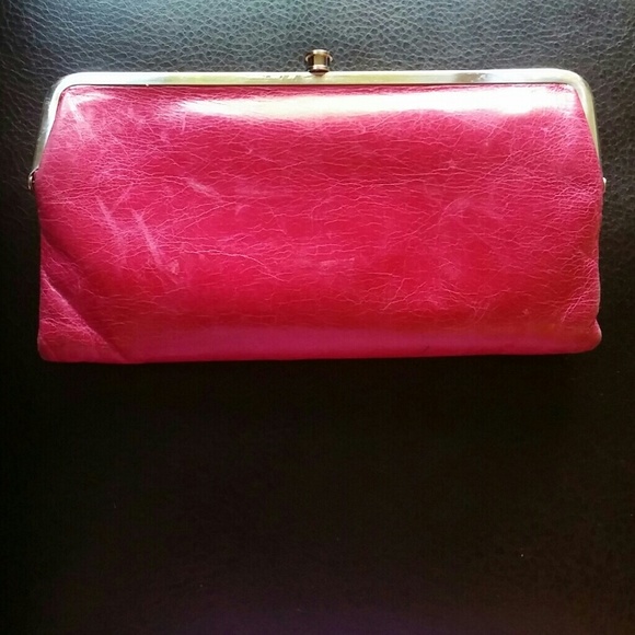 Magenta hobo Lauren wallet.