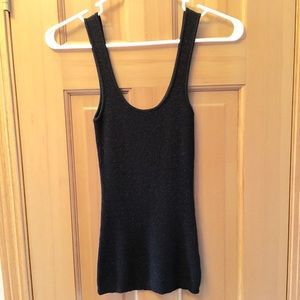 bebe Metallic Tank Top