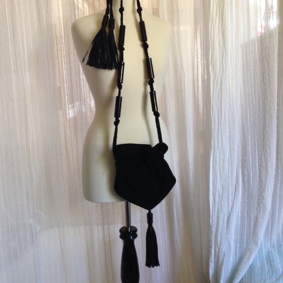 Suede crossbody very light bag - Picture 2 of 4