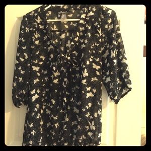 Butterfly Chiffon Top