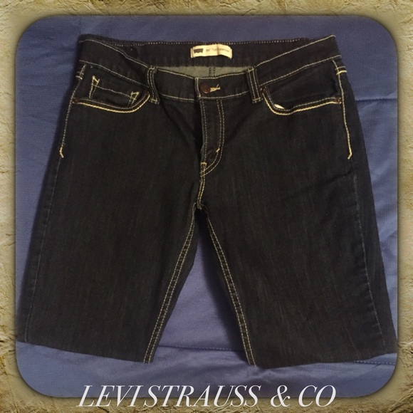 Levi Strauss & Co Dark Blue Jeans