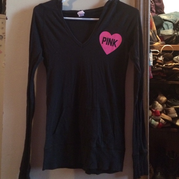 Victoria's Secret pink hooded long sleeve