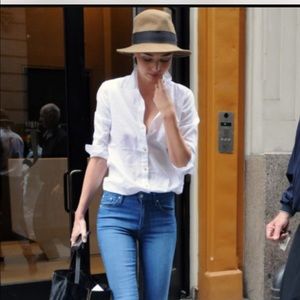 equipment white cotton shirt