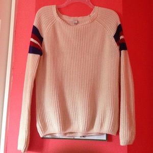Forever 21 Cream Knit Sweater