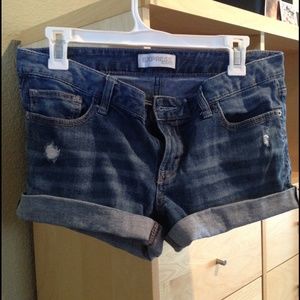 Denim shorts