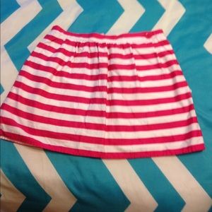 Pink and white stripe Lily Pulitzer skirt