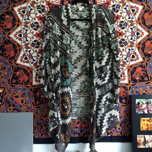 Tribal Print Cardigan