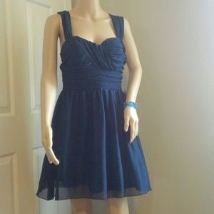 Blue dance dress