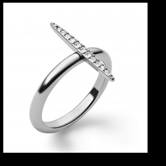 NWT MICHAEL KORS Brilliance Matchstick Pave Ring